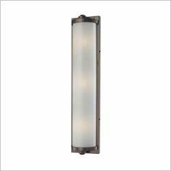 Minka Lighting Hyllcastle 3 Light Bath Minka Lavery in Dark Brushed Bronze with White Glass