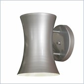 Minka Lighting Forio 1 Light Outdoor Wall Mount The Great Outdoors in Silver with Steel Shade