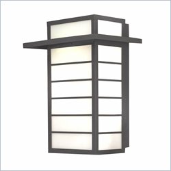 Minka Lighting Artico 2 Light Outdoor Wall Mount The Great Outdoors in Black with Etched White Glass
