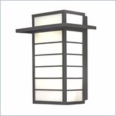 Minka Lighting Artico 2 Light Outdoor Wall Mount The Great Outdoors in Black with Etched White Glass