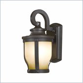 Minka Lighting Merrimack 1 Light Outdoor Wall Mount The Great Outdoors in Corona Bronze with White Double French Scavo Glass