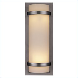 Minka Lighting Lavery 2 Light Wall Sconce with Etched Opal Glass