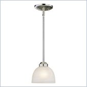 Minka Lighting Lavery 1 Light Mini Rod Drop Pendant with Etched Marble Glass