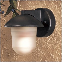 Minka Great Outdoors Collection 1 Light Outdoor Wall Mount (Twist & Lock Glass)