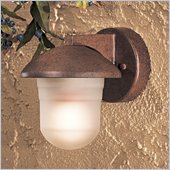 Minka Great Outdoors Collection 1 Light Outdoor Wall Mount (Twist & Lock Glass)