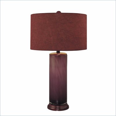 Minka Lighting 1 Light Table Lamp Ambience in Purple with Purple Shade