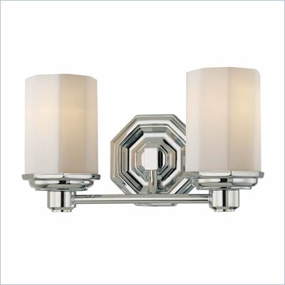 Minka Lighting Falstone 2 Light Bath Minka Lavery in Chrome with Etched Opal Glass