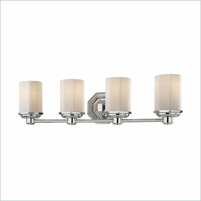 Minka Lighting Falstone 4 Light Bath Minka Lavery in Chrome with Etched Opal Glass