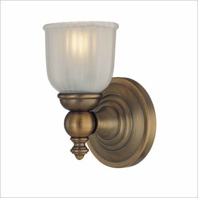 Minka Lighting Fordyce 1 Light Bath Minka Lavery in Dark Brushed Bronze with Clear Etched Glass
