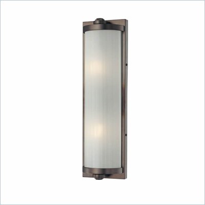 Minka Lighting Hyllcastle 2 Light Bath Minka Lavery in Dark Brushed Bronze with White Glass