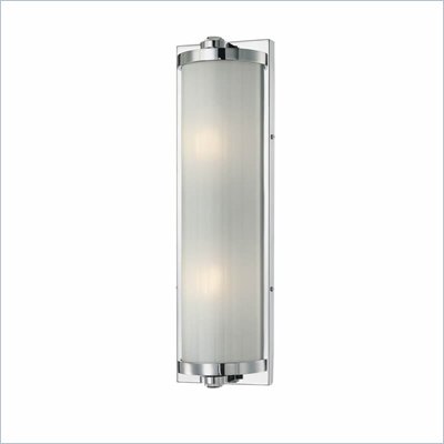 Minka Lighting Hyllcastle 2 Light Bath Minka Lavery in Chrome with White Glass