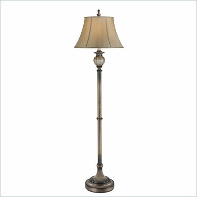 Minka Lighting La Cecilia 1 Light Floor Lamp Minka Lavery in Patina Iron with Shade