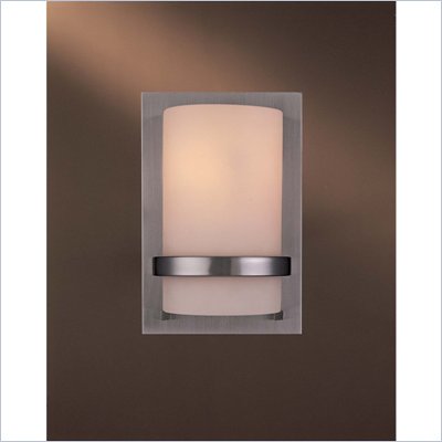Minka Lighting Lavery 1 Light Wall Sconce with Etched Opal Glass