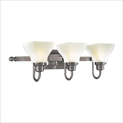Minka Lighting Lavery 3 Light Bath Fixture with Etched Glass