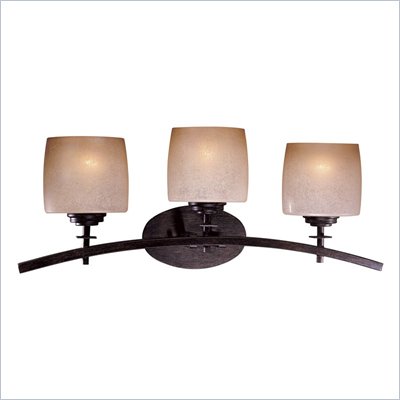 Minka Lighting Lavery 3 Light Bath Fixture with Venetian Scavo Glass
