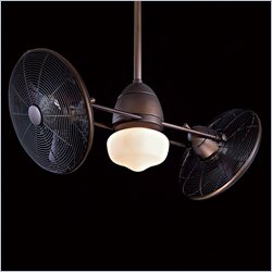 Minka Aire Gyro Outdoor Twin Turbofan Ceiling Fan in Oil Rubbed Bronze