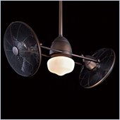 Minka Aire Gyro Outdoor Twin Turbofan Ceiling Fan in Oil Rubbed Bronze