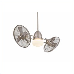 Minka Aire Gyro Wet Fan in Brushed Nickel Wet