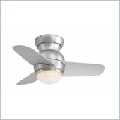 Minka Aire Spacesaver Fan in Brushed Steel