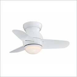 Minka Aire Spacesaver Ceiling Fan in White