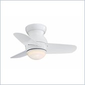 Minka Aire Spacesaver Ceiling Fan in White