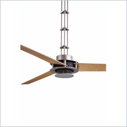 Minka Aire San Francisco Fan in Brushed Steel/Chrome
