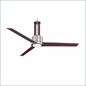 Minka Aire Flyte Fan  in Brushed Nickel/Mahogany