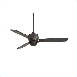 Minka Aire Downtown Loft Fan in Black Iron/Brushed Nickel