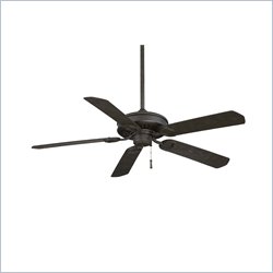 Minka Aire Sundowner Fan in Black Iron/Aged Iron Accents