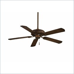 Minka Aire Sundowner Fan in Mossoro Walnut