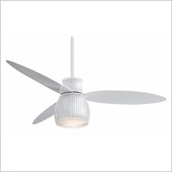 Minka Aire Uchiwa Fan in White