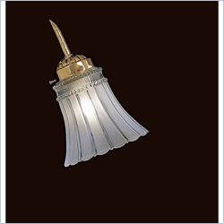 Minka Aire 2 1/4 Frosted/Clear Glass Shade