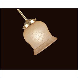 Minka Aire 2 1/4 Aged Champagne Glass Shade