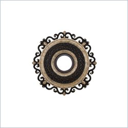 Minka Aire Ceiling Medallion in Sterling Walnut
