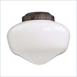 Minka Aire Opal Glass 1 Bulb Universal Light Kit in Oil Rubbed Bronze