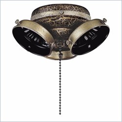 Minka Aire 3 Bulb Universal Ceiling Fan Light Kit in Golden Bronze