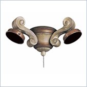 Minka Aire French Curl 3 Bulb Universal Ceiling Fan Light Kit