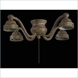 Minka Aire 4 Lamp Universal Ceiling Fan Light Kit in Vintage Rust