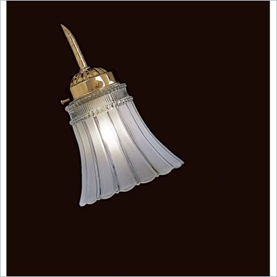Minka Aire 2 1/4" Frosted/Clear Glass Shade