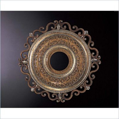 Minka Aire Ceiling Medallion in Tuscan Patina