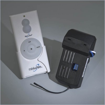 Minka Aire Hand Held Remote Control System with Wall Holster