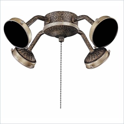 Minka Aire 4 Bulb Universal Ceiling Fan Light Kit in Golden Bronze