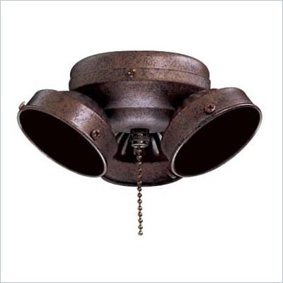 Minka Aire 3 Bulb Universal Ceiling Fan Light Kit in Antique Bronze