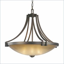 Metropolitan Walt Disney Signature-Underscore 8 Light Bowl Pendant in Cimarron Bronze