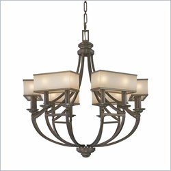 Metropolitan Walt Disney Signature-Underscore 12 Light Chandelier in Cimarron Bronze