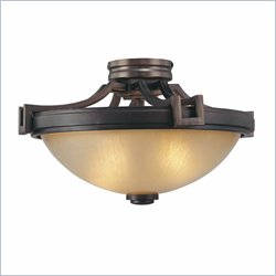 Metropolitan Walt Disney Signature-Underscore 2 Light Semi Flush in Cimarron Bronze
