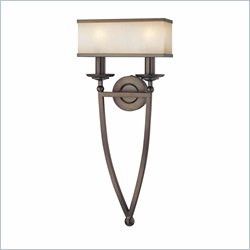Metropolitan Walt Disney Signature-Underscore 2 Light Wall Sconce in Cimarron Bronze