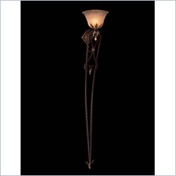 Metropolitan by Minka 1 Light Wall Torchiere Sconce in Golden Bronze
