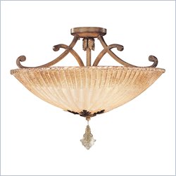 Metropolitan by Minka 3 Light Semi Flush