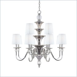 Metropolitan by Minka Aise Two Tier Chandelier